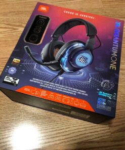 JBL Quantum ONE - Over-Ear Performance Gaming Headset with Active Noise Cancelling (Wired) - Black, Large Headphones 64 71mNrZ3JIVL