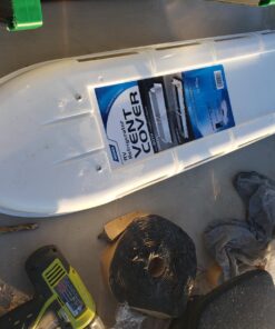 Camco RV and Trailer Refrigerator Roof Vent Cover for Dometic and Norcold Bases - Long Lasting and Durable Material, UV Stabilized (42160) Standard Packaging 39 71mNt6peteL