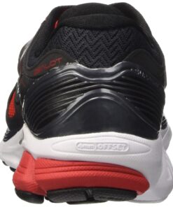 Saucony Men's Zealot ISO Running Shoe 10 Red/Black/Silver 10 71mO0Heye3L