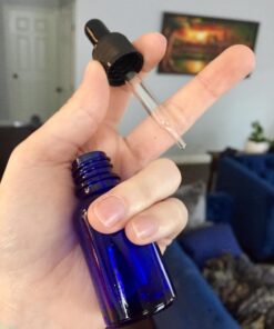 Vivaplex 24, Cobalt blue, 15 ml (1/2 oz) Glass Bottles, with Glass Eye Droppers 40 71mO3lBXLpL