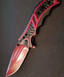 M-tech 8 Inch Spring Assisted Blood Red Folding Pocket Knife Tactical Combat 27 71mP7ajXyoL