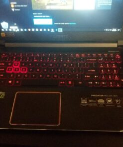 Acer Predator Helios 300 Gaming Laptop, 15.6" Full HD IPS, Intel i7 CPU, 16GB DDR4 RAM, 256GB SSD, GeForce GTX 1060-6GB, VR Ready, Red Backlit KB, Metal Chassis, Windows 10 64-bit, G3-571-77QK 64 71mPOYr97FL