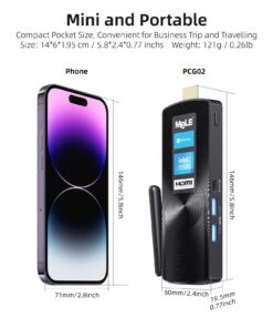 MeLE PCG02 Mini PC Stick Fanless Windows 11 Home N4000 4GB 128GB, Mini Computer Stick HDMI 4K 2.4G/5G Wi-Fi 5 BT4.2 Gigabit Ethernet Micro PC N4000-4GB-128GB-Win11 Home 14 71mPd6XhhbL