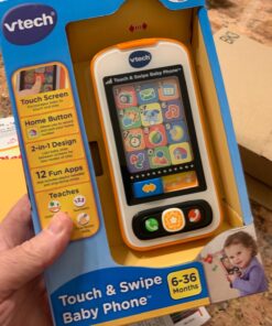 VTech Touch and Swipe Baby Phone, Orange Standard Packaging 29 71mPpoAgKVL
