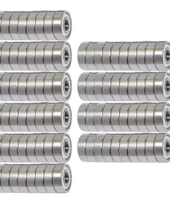 BC Precision 608-ZZ Skateboard Bearing, 8x22x7, Shielded (Pack of 100) 12 71mQUfHauL