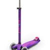 Micro Kickboard - Maxi Deluxe LED - Three Wheeled, Lean-to-Steer Swiss-Designed Micro Scooter for Kids with Motion-Activated Light-Up Wheels for Ages 5-12 Purple 5 71mQW1NfbpL
