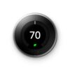 Google Nest Learning Thermostat - Programmable Smart Thermostat for Home - 3rd Generation Nest Thermostat - Works with Alexa - Stainless Steel Thermostat Only 86 71mQbQg6iL