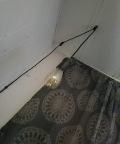 Edison 1-Light Plug-in Pendant, Matte Black, Black Woven Fabric Cord, in-Line On/Off Switch,65114 34 71mQdeCB9BL