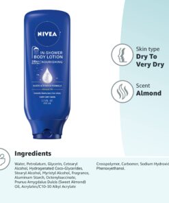 NIVEA Nourishing In Shower Lotion, Body Lotion for Dry Skin, 13.5 Fl Oz Bottle 23 71mQnZIuyPL