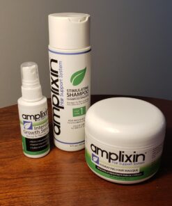 Amplixin Hydrating Hair Mask - Deep Conditioner Hair Treatment With Coconut & Argan Oil - Sulfate Free Hair Repair Conditioner For Men & Women With Dry, Damaged Hair, 8Oz 41 71mSJL pNeL