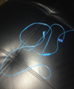 Panasonic ErgoFit Wired Earbuds, In-Ear Headphones with Microphone and Call Controller, Ergonomic Custom-Fit Earpieces (S/M/L), 3.5mm Jack for Phones and Laptops - RP-TCM125-A (Blue) Blue With Mic 34 71mSbQn2NyL
