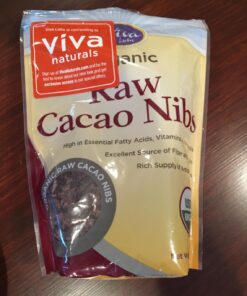 Viva Naturals Organic Cacao Nibs, 1 Lb - Certified Keto and Vegan Superfood, Perfect for Gluten Free Baking, Cacao Nib Smoothies and Healthy Snacks, Premium Criollo Beans, Non-GMO 1 Pound (Pack of 1) 28 71mSsRKZqZL