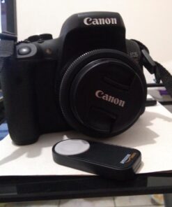 Amazon Basics Wireless Remote Control for Specific Canon Digital SLR Cameras, Black, 0.28" x 1.10" x 3.36" 44 71mTuWyvKeL