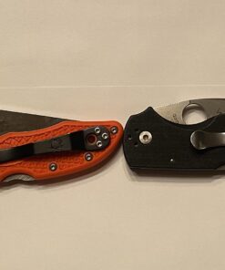 Spyderco Delica 4 Lightweight 7.15" Signature Folding Knife with 2.90" Flat-Ground Steel Blade and High-Strength FRN Handle - PlainEdge Grind Delica 4 Lightweight Flat Ground Orange 23 71mUcNwpGVL
