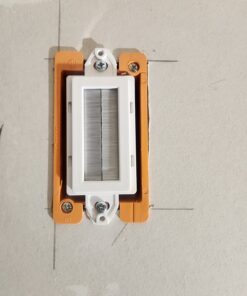 GE Brush Wall Plate, Cable Pass Through Insert, Single Gang, for in-Wall Installation of Cables and Wires, HDTV, HDMI, Coax, Speaker Wire, Home Theatre Systems, White, 35285 1 Pack 27 71mUg2FsZSL