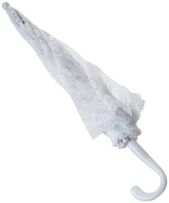 Darice 35058-1 Lace Embroidered Parasol, 32-Inch, White 8 71mUpPWMbPL
