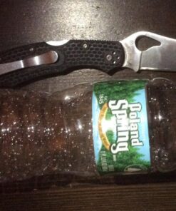 Spyderco Byrd Lightweight Knife with Stainless Steel Blade and High Performance FRN Handle One Size Cara Cara 2 - Black 53 71mVXXMR5XL