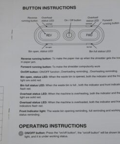BONSEN Heavy Duty Paper Shredder, 24-Sheet Cross-Cut Shredder, 40-Min Continuous Running Time, Commercial Grade Shredder for Office, 9-Gallon Big Basket, 55dB Super Quiet, P-4 High Security (S3105) 36 71mWqIVhQEL