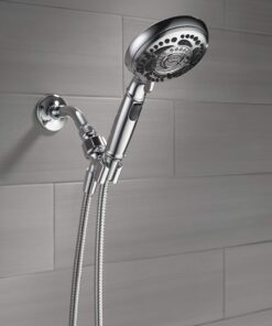 Alternative view of Delta Faucet U3401-PK Adjustable Shower Arm Mount, Chrome, 0.5