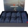 NZ Hi-Performance Dock Lines Bag Set | 3/8" x 15' Double Braided Nylon Dock Line with 12 Inch Eyelet | Ropes for Boats (Navy Blue)