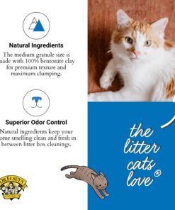 Dr. Elsey’s Premium Clumping Cat Litter - Ultra - 99.9% Dust-Free, Low Tracking, Hard Clumping, Superior Odor Control, Unscented & Natural Ingredients 24 71mYyrFJEFL