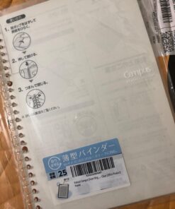 Kokuyo Campus Smart Ring Binder, Up to 25 Sheets, B5, 26 Holes, Japan Import, Transparent (RU-SP700T) 1pack 37 71mZ4sO9WiL