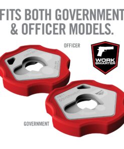 Real Avid 1911 Smart Wrench - Barrel Bushing Wrench, Government & Officer, Rubberized Non-Slip Outer Ring | Non-Marring Accessories for Breakdown Takedown Tool 16 71mZA8qTH0L