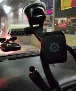 WixGear Dashboard Mount, Universal Magnetic Phone Holder for Car, Windshield Mount and Dashboard Mount Holder for Cell Phones and Tablets with Long Adjustable Arm – (New Rectangle Head) 41 71mZM8fXuBL