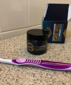 Active Wow Activated Coconut Charcoal Powder - Natural Whitening Activated Charcoal, Charcoal Vanilla Toothpaste, Fluoride Free, Sulfate & Paraben Free, Charcoal Toothpaste Powder (All Natural) All Natural 43 71mZsJtLf1L