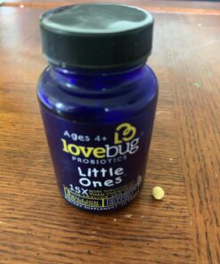lovebug PROBIOTICS for Kids | Multi-Strain 3 Billion CFU | Constipation & Stomach Discomfort | Sugar Free | Ages 6+ 60 Count (Pack of 1) 29 71maKGXSJ0L 1