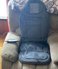 Snailax Vibration Massage Seat Cushion, Back Massager for Chair with Heat, 6 Vibrating Motors and 2 Heat Levels, Massage Chair Pad for Home Office use, Christmas Gifts for Men, Women 1 Count (Pack of 1) 40 71mb5vZ rnL