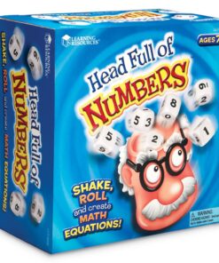 Learning Resources Head Full Of Numbers, Math Games for Kindergarten, Basic Math Skills, 13 Piece Set, Ages 7+ 10 71mbJtHqM L