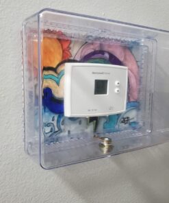 Honeywell Home CG512A1009 Large Thermostat Guard, Fits Thermostats 8. 25" W x 5. 75" H or Smaller 1 27 71mbNO9mZ6L