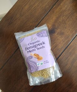 Jiva Organic Fenugreek Seeds 7 Ounce – Non-GMO, Gluten Friendly, All Natural Fenugreek Spice – Organic Fenugreek Seeds for Hair Growth, Cooking & Sprouting - Methi Seeds for Methi Dana Water 33 71mba56vXmL