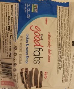 Love Good Fats Keto Protein Snack Bars - Chocolate Lover Variety Pack - 1-2g Sugar, 8-10g Protein, 5g Net Carbs, Gluten-Free, Non GMO - Peanut Butter, Mint, Lemon Mousse, Coconut - 4 Flavors (12 Pack) Chocolate Lovers Variety Pack 19 71mcnOaQUuL
