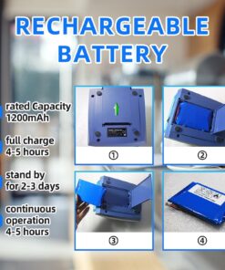 Xindabill HL-520B Counterfeit Money Detector Machine Portable Rechargeable Automatic 4 Way Direction USD & EUR Bill Checker with Ultraviolet, Magnetic and Infrared Fake Detection (Black) Black 9 71mex1joxjL