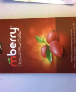 mberry Miracle Berry Tablets, Miracle Fruit Snacks, 10 Count.12 Ounce, Pack of 1 31 71mf4Uuh52L