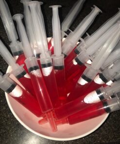 EZ-Inject 25 Pack Plastic Syringes for Jello Shots 1oz - 100% Safe and Reusable Jello Shot Syringes with Caps - Small Syringe Shots Holiday and Halloween Party Supplies for Adults 32 71mf6KYLtIL