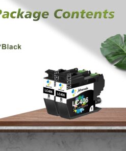 LC406 LC 406 Ink Cartridge Compatible for Brother LC406 with MFC-J4335DW MFC-J4345DW MFC-J4535DW MFC-J5855DW MFC-J5955DW MFC-J6555DW MFC-J6955DW J4335 J4345 4535 J5855 J5955 J6555 J6955 6 71mfh HjurL