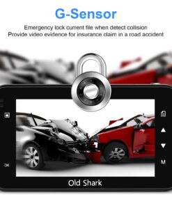 Dash Cam 1080P Full HD 3 Inch Dashboard Camera Car Recorder with 32GB Card 170°Wide Angle Dashcam Driving Loop Recording G-Sensor 53 71mgtNfXjkL