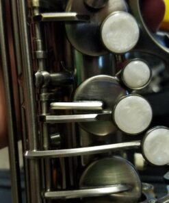 GLORY Engraved Flower Design High Grade Antique Finish Series PR4, E Flat Alto Saxophone with 11reeds,8 Pads Cushions,case,carekit 39 71mhuCOF7FL