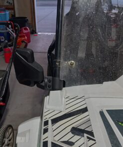 Chupacabra Offroad UTV Side Mirror Kit (2 Pack) Fits 1.6"- 2" Round Roll Cage Bar, Side UTV Mirrors w/Break Away & Adjustable Design - High Impact Shatter Proof Tempered Glass (Driver/Passenger Side) 36 71miFJwu4L