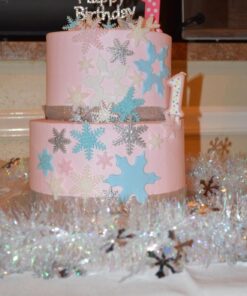 Longzang 3-Piece Decorating Fondant Embossing Tool Snow Flower Plunger Cake Cutter 1 White 9 71miMMf2wTL