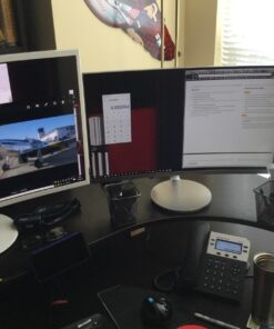 SAMSUNG 32 inch CF391 Curved Monitor (LC32F391FWNXZA) - 1080p, Dual Monitor, Laptop Monitor, Monitor Stand/Riser/Mount Compliant, AMD Freesync, Gaming, HDMI, White 42 71milx43hpL