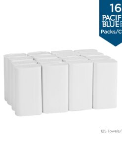 Georgia-Pacific Blue Select Multifold Premium 2-Ply Paper Towels by GP PRO (Georgia-Pacific); White; 21000; 125 Paper Towels Per Pack; 16 Packs Per Case 2000 paper towels 30 71mjfClDpL