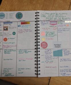 Action Publishing UNDATED Minimalist Day Planner® (8.5" X 11"), Wire Bound, Crisp White Archival Quality Paper Large (8.5" by 11") 34 71mkL4EzJyL