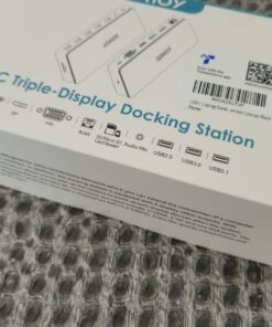 USB C Laptop Docking Station, 15 in 1 Triple Display Multiport Adapter 3 Monitors Dock with Dual DP, HDMI, VGA, USB C/A, RJ45, SD/TF, Mic/Audio, PD Compatible for MacBook/Dell/HP/Lenovo Laptops Black 22 71mkPZDaDDL
