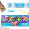 Rainbow Loom Crafting Kit includes Loom, Metal Hook, Mini Rainbow Loom, 600 Rubber Bands + 24 Clips