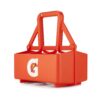 Gatorade 6ct Squeeze Bottle Carrier, Team Equipment, Bottle Caddy, Bottle Holder, Bottles Not Included, Orange 22 71mlF1IeA8L