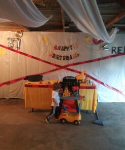 Hoffmaster 114000 Plastic Tablecover Roll, 300' Length x 40" Width, White 40" X 300' Roll 25 71mlLTsoZ5L